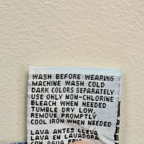 Vintage 90's Y2K Women's M Style Denim Maxi Skirt Snap Side Details Front Zipper - Picture 11 of 12